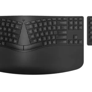 Klawiatura ergonomiczna bezprzewodowa + numeryczna 965 7E756AA czarna