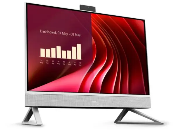 Komputer Dell 24 All-in-One EC24250 Win11Pro i5-1334U/16GB/1TB/23.8 FHD/Intel UHD Graphics/Cam/WLAN+BT/3Y ProSupport