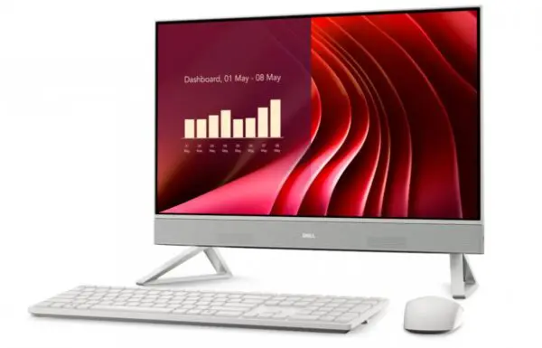 Komputer Dell 24 All-in-One EC24250 Win11Pro CORE 7-150U/16GB/1TB/23.8 FHD/Intel Graphics/Cam/WLAN+BT/3Y ProSupport