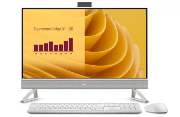 Komputer Dell 27 All-in-One EC27250 Win11Pro CORE 7-150U/16GB/1TB/27.0 FHD/Intel Graphics/Cam/WLAN + BT/3Y ProSupport